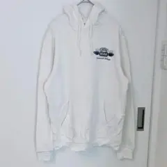 OLD NAVY オールドネイビー パーカー フード リブ S 白 ホワイト