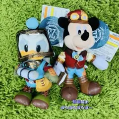 ディズニーシー 23周年 海底2万マイル ぬいぐるみバッジ ドナルド　ミッキー ディズニー ディズニーシー 23周年 海底2万マイル 海底二万