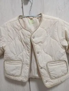 ZARA キルティングジャケット 92 アイボリー