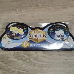 サンリオHappyくじ　缶バッジ　ポチャッコ、ポムポムプリン