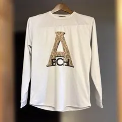Arch 長袖Tシャツ【DRY】速乾 Mサイズ ホワイトのサムネイル