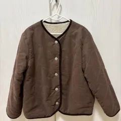 ブルゾンジャケット リバーシブル もこもこアウター 男女兼用