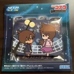 名探偵コナン セガラッキーくじ メモリアルカット 江戸川コナン 毛利蘭 缶バッジ