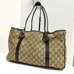 希少✨️GUCCI ツインズ インターロッキング トートバッグ GGキャンバス