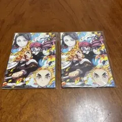 鬼滅の刃 イラストカード 2枚入り　２セット　値下げ！
