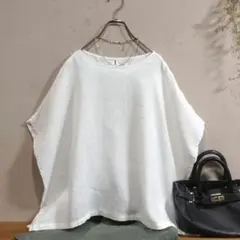 美品【URBAN RESEARCH】ハードマンズリネンワイドプルオーバー