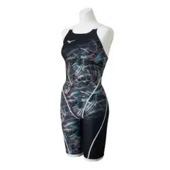 【ミズノ Mizuno】競泳練習用ハーフスーツ エクサースーツ（サイズL）