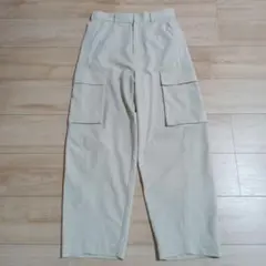 アダム・エ・ロペオフホワイト カーゴパンツ 36