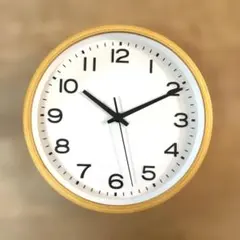 【美品】無印良品 掛時計 ブナ材 連続秒針タイプのサムネイル