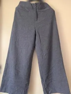 アニエス.べー　グレー ワイドパンツ ボタン付き