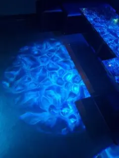 水面模様の水色のゴボプロジェクター
