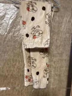 プーさん　パジャマ　秋　冬　上下セット　モコモコ　あったか