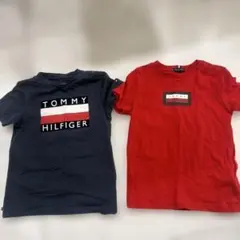 TOMMY HILFIGER Tシャツセット 92cm ネイビー・レッド
