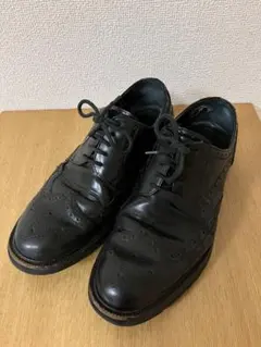 ブラック ブローグシューズ 41 イタリア製