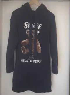 ジェラートピケ【Steiff】フード付ワンピース