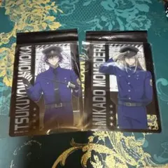 【桃源暗鬼】police トレーディング　クリアカード2枚　桃寺神門　桃華月詠