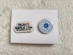 にじさんじフェス　ピンバッジ　ブルー