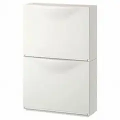 IKEA トローネス　シューズキャビネット　靴箱 上部オープン収納