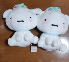 クレヨンしんちゃん シロぬいぐるみ2体セット