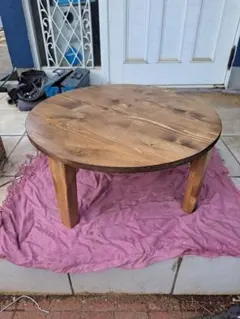 EFK72 ウォールナット 90cm スクエアテーブル 5万 センターテーブル