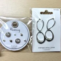 Flowering ピアス2点セット
