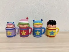 ミルモでポン! ゆび人形セット 레트로 当時物 指人形 ソフビ マグカップ