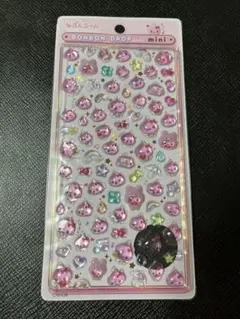 【正規品】しずくちゃん　ボンボンドロップシール　ミニ　ピンク
