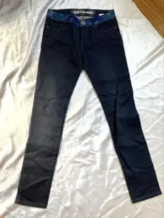 ⚫︎ウェスト74cm/Desigual スキニーデニム 花柄ウエストのサムネイル