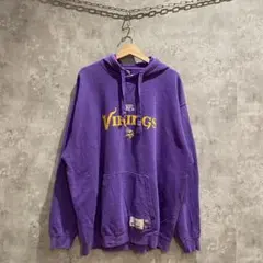 【送料無料】USA古着 パーカー Vikings NFL アメフト ユニセックス