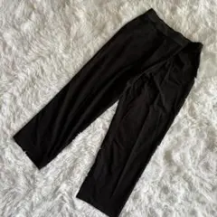 ZARA ザラ ワイド パンツ ブラック S 黒 イージー