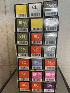 カラーリング剤セット ２１個