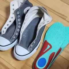CONVERSE ALL STAR グレー ニューバランスインソール