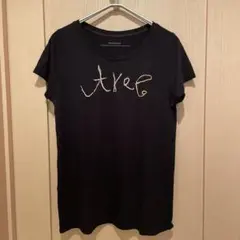 ebonyivory ロゴ刺繍 半袖Tシャツ ブラック FREE SIZEのサムネイル