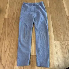 ユニクロ　フリースレギンスパンツ　110 ライトブルー　水色　110