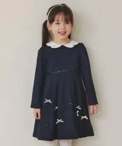 レース付き きちんと ワンピース120のサムネイル