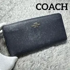 ※状態考慮※COACH コーチ 長財布 ラウンドファスナー PVC