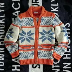 カウチンニットカーディガン コート