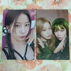 LE SSERAFIM DIFFERENT カズハ　　トレカ２枚セット