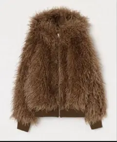 フェイクファーコート beeden ZIP UP HOODED FUR BLOUSON – BEEDEN