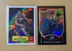 99&199枚限定 NBA DERON WILLIAMS REFR 2枚セット