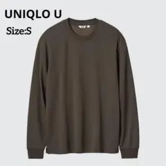 UNIQLO U クルーネックT 長袖 ダークブラウン S ユニクロユーのサムネイル