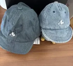 apres les cours 刺繍 デニムキャップ