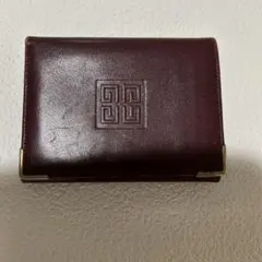Givenchy 三つ折り財布 ボルドー レザーのサムネイル