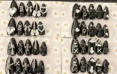 現品まとめ売り　地雷系　地雷系ネイル　ジェルネイル　ネイルチップ　量産型