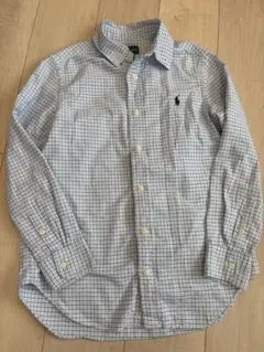 Ralph Lauren チェック柄長袖シャツ M (10-12)