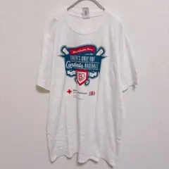 クルーネック 半袖 プリント Ｌ 白 綿100 Tシャツ 限定コラボ ゆったり