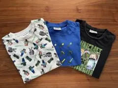 マインクラフト Minecraft まとめ売りTシャツ 3枚セット130