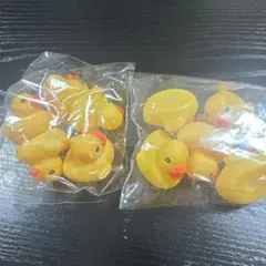 お風呂のおもちゃ ミニアヒル型 10個セット