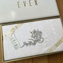 訳ありEVEN 刺繍入り フラットシーツ 綿
