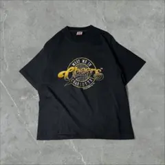 90s USA製 シングル 刺繍ロゴ Cheers Boston Tシャツ 黒